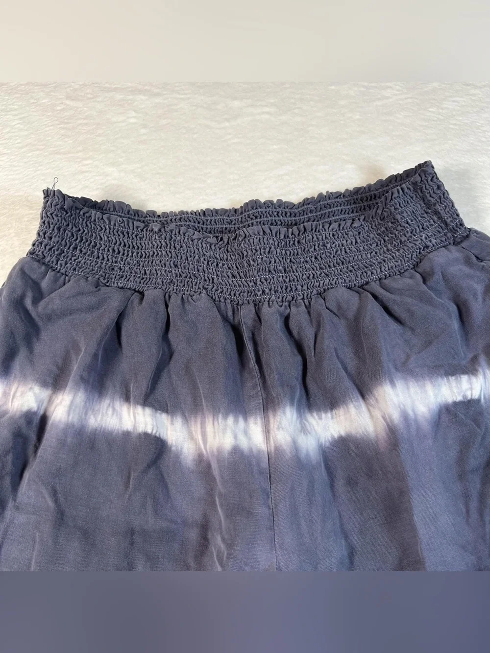 Cloth & Stone Anthropologie Indigo Tie-Dye Wide Leg Pants NWOT small - Picture 2 of 5